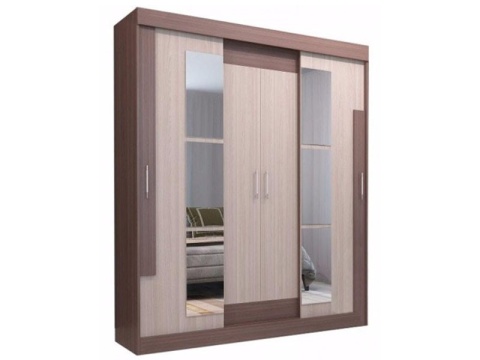 Шкаф-Купе Фиджи (Ш-1500/1700 х В-2100 х Г-540 мм)/Разные Цвета 