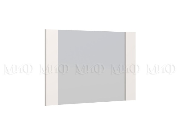 Зеркало Ницца Венге/Белый Глянец (Ш-800 мм x В-500 мм)