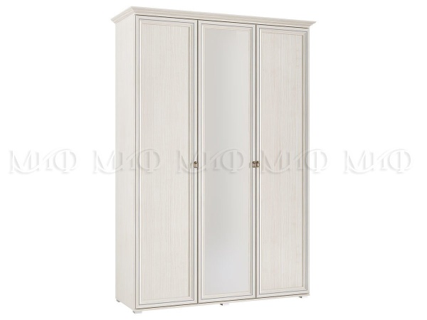 Шкаф 3-х Створчатый Элит-2 с Зеркалом МДФ (Ш-1500 мм x В-2236 мм x Г-528 мм)/Разные Цвета
